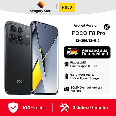 Xiaomi POCO F8 Pro 6,59" AMOLED, 12/512GB für 405,74€