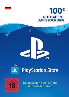 100€ PlayStation Store Guthaben für 82,20€ bei ENEBA