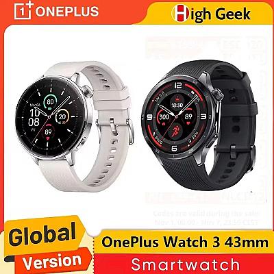 OnePlus Watch 3 Smartwatch 43mm in Schwarz/Silber für 135€